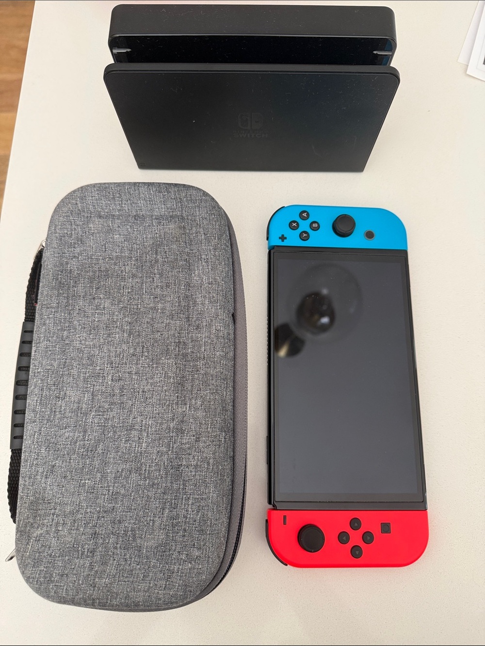 Nintendo Switch 1 Console with Dock + Case
